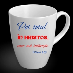 Cana conica, Pot totul in Hristos!